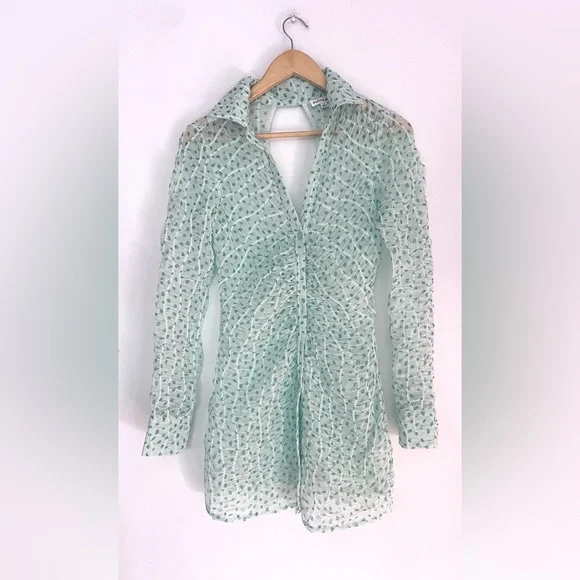 green emerald velvet dress Green Polka Dot Kennedy Midi Dress